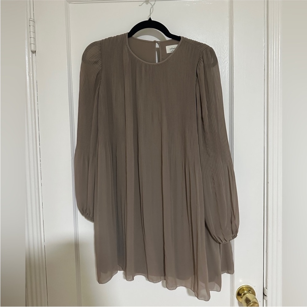 Aritzia Wilfred Pleated Dress